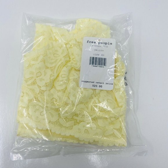 Free People Galloon Lace Racerback Bralette XS NEW - Picture 6 of 9